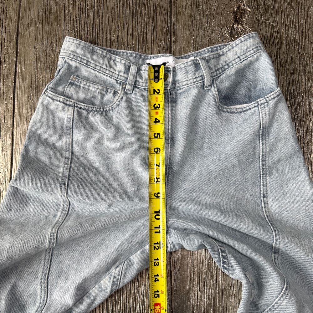 IRO Thenay Carrot-fit Jeans In Blue Grey Size 38 - Medium MSRP $395 - Picture 2 of 8